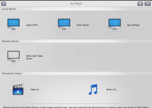 Air Playit iPad Client screenshot