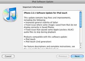 iPhone and iPod Firmware screenshot