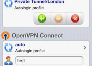 Full OpenVPN Connect for iOS screenshot