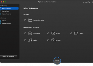 software - STELLAR DATA RECOVERY PROFESSIONAL 12.0.0.0 screenshot